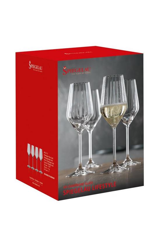 Spiegelau Lifestyle Set of 4 Champagne Glasses 5