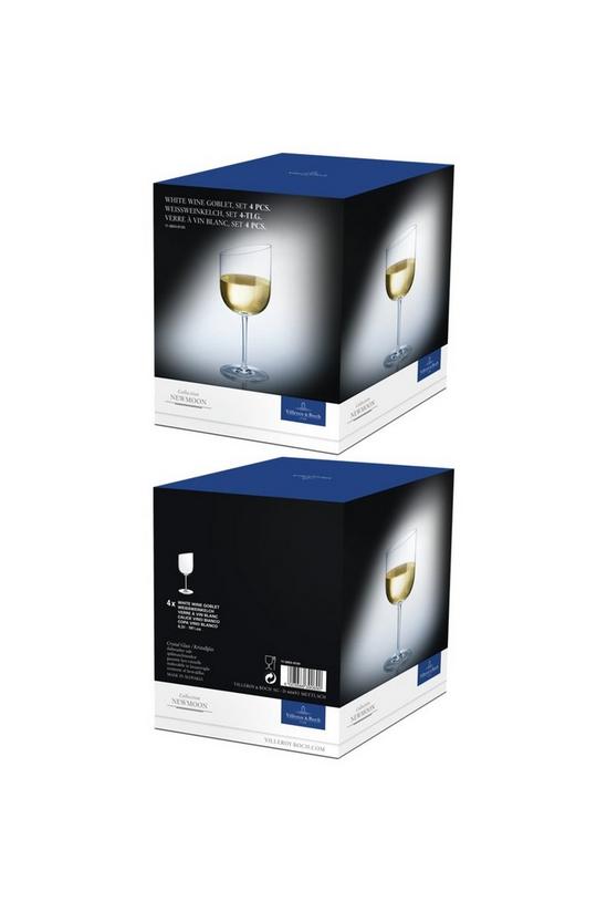 Villeroy & Boch 'NewMoon' Set of 4 White Wine Glasses 3