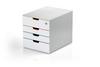 Durable VARICOLOR MIX SAFE Lockable Desktop Organiser 4 Drawer Storage | A4+ thumbnail 1