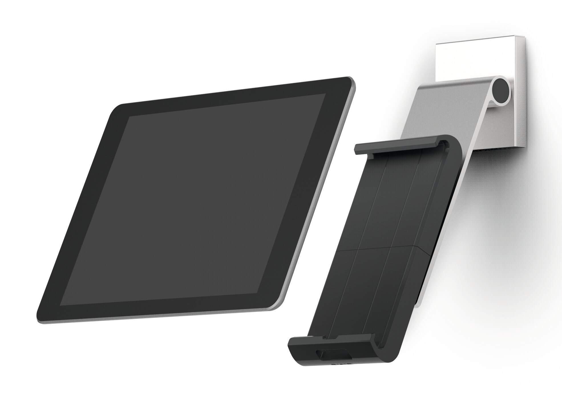 Aluminium Tablet Holder iPad Wall Arm Mount - Lockable & Rotatable