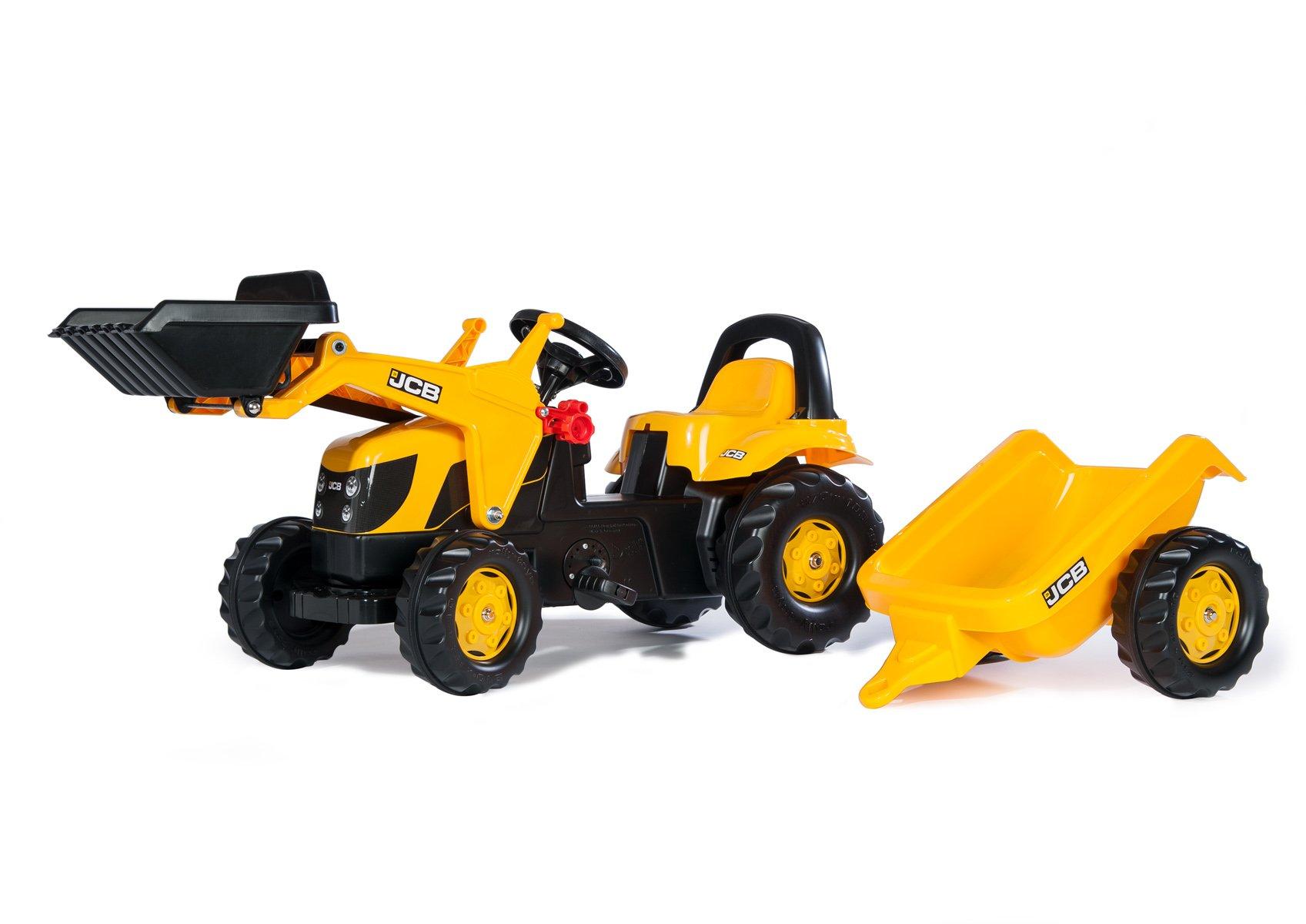 JCB Tractor with Frontloader & Trailer
