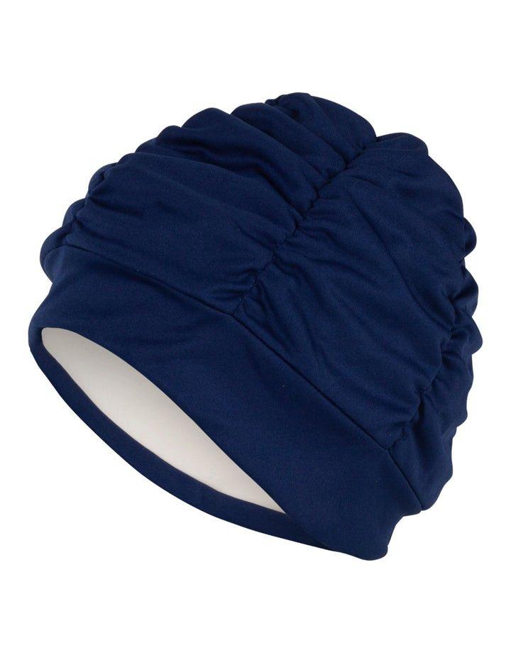 Pleated Fabric Swim Cap