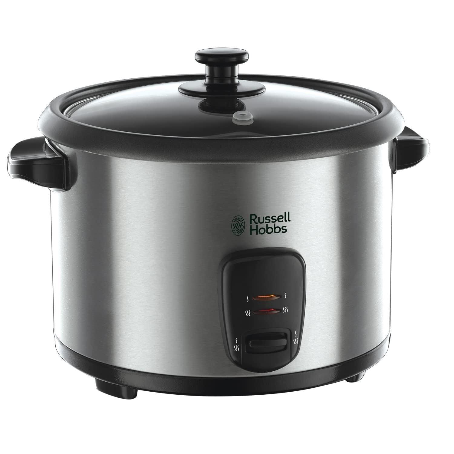 Russell Hobbs 19750 1.8 Litre Rice Cooker - Stainless Steel