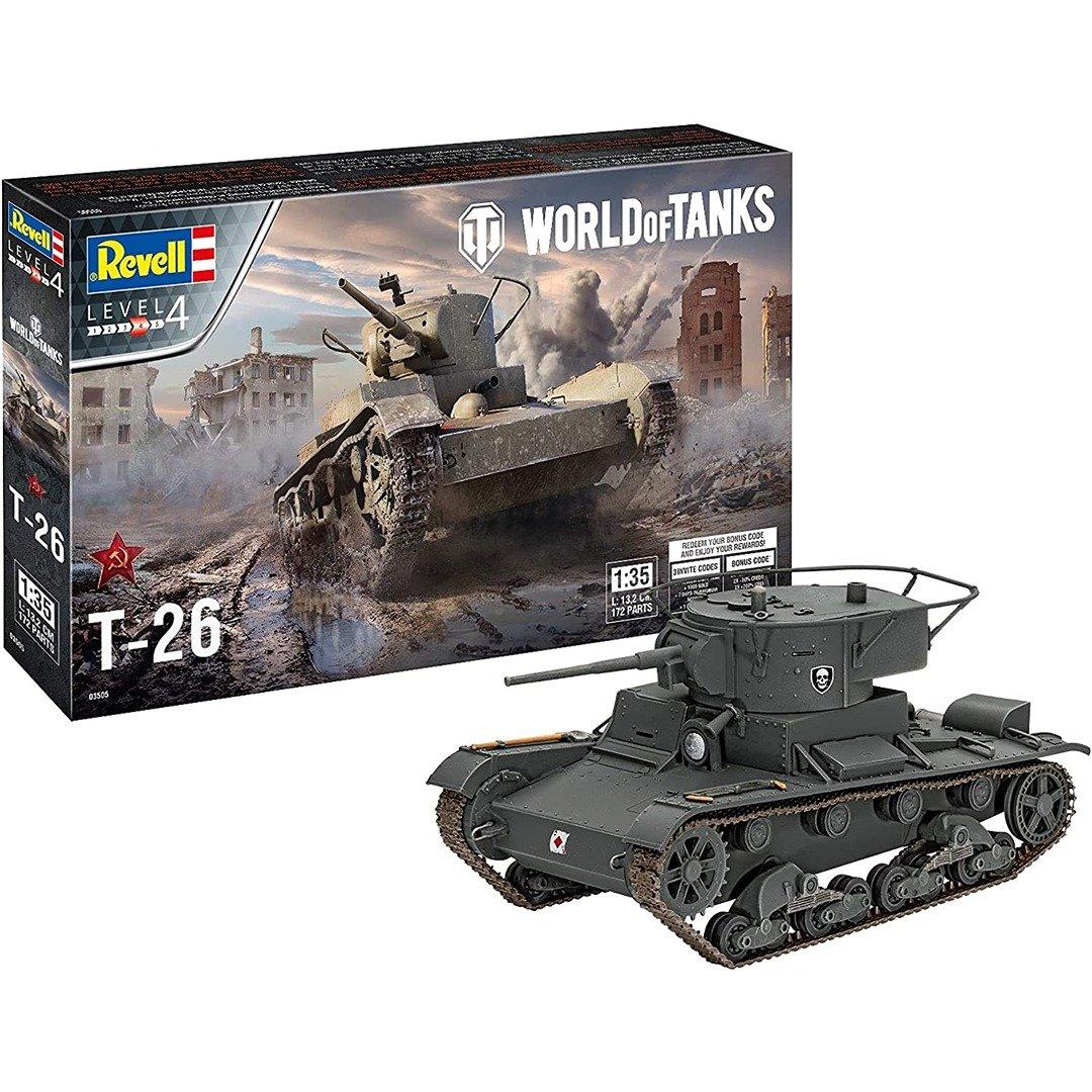 T 26 World Of Tanks 1:35 Scale Model Kit