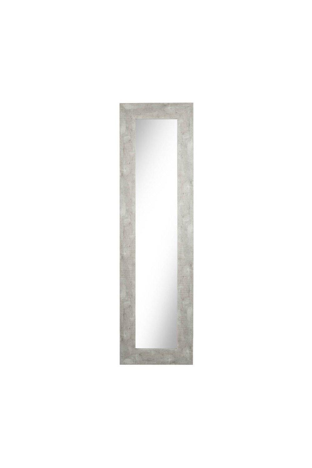 Mansfield Distressed White/Soft Grey Mirror 165x46cm