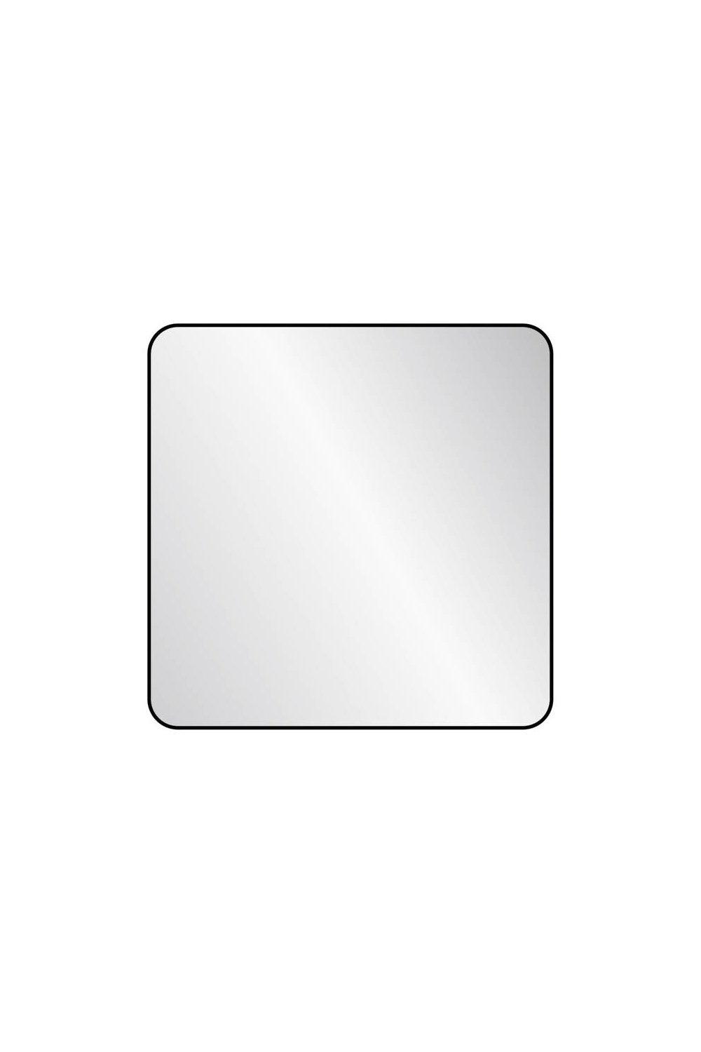 Archer Metal Square Wall Mirror Large 80Cm