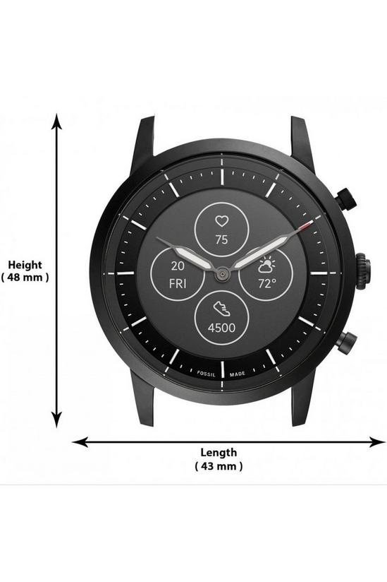 Fossil Smartwatches Collider Hybrid Smartwatch Hr Stainless Steel Hybrid Watch - Ftw7010 5