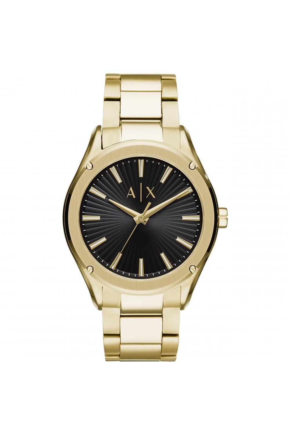 stainless steel fashion analogue quartz watch - ax2801