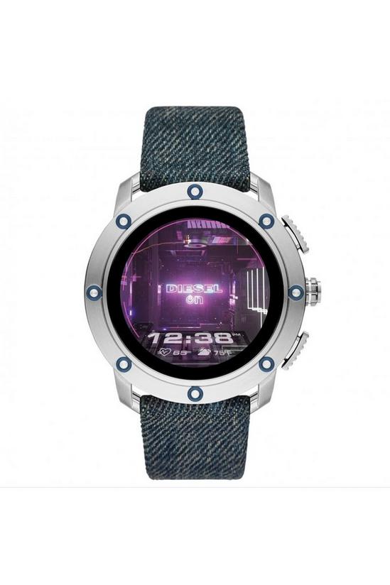 Diesel On Axial Stainless Steel Digital Quartz Wear Os Watch - Dzt2015 1