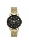 Armani Exchange 'Cayde' Gold Plated Stainless Steel Fashion Analogue Quartz Watch - AX2715 thumbnail 1