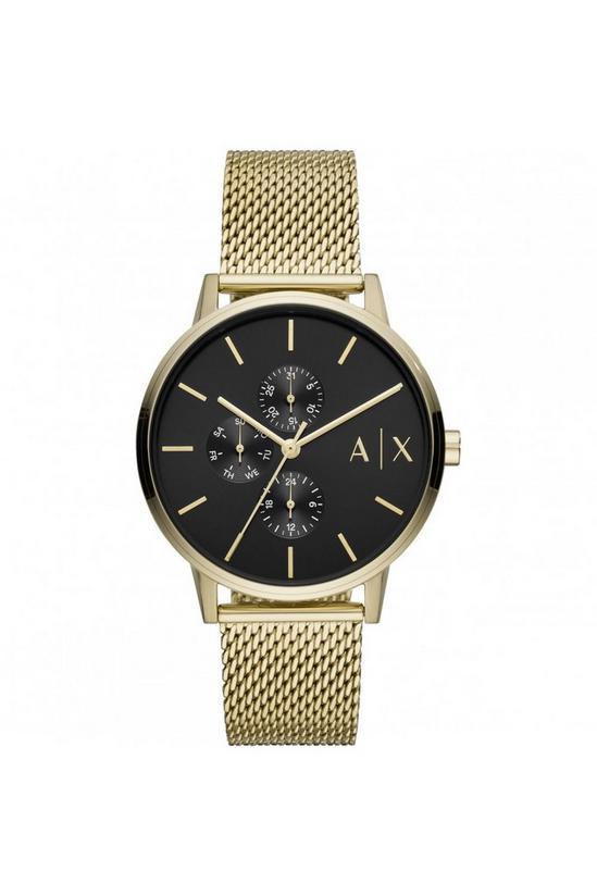 Armani Exchange 'Cayde' Gold Plated Stainless Steel Fashion Analogue Quartz Watch - AX2715 1