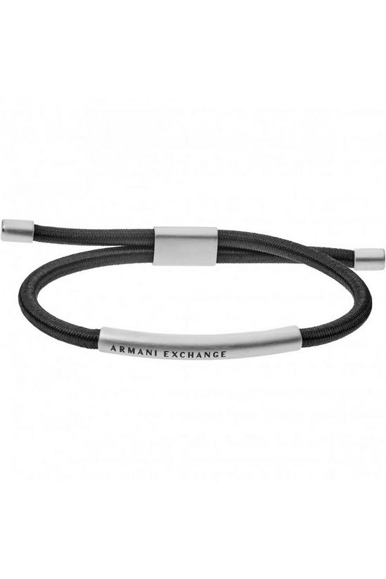 Armani Exchange Jewellery Logo Stainless Steel Bracelet - Axg0041040 1