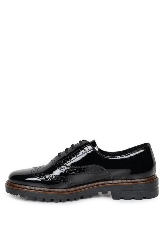 Rieker 'Mercury' Casual Patent Chunky Soled Brogues 2