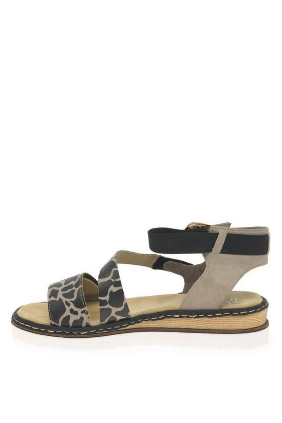 Rieker 'Giraffe' Low Wedge Heel Sandals 2