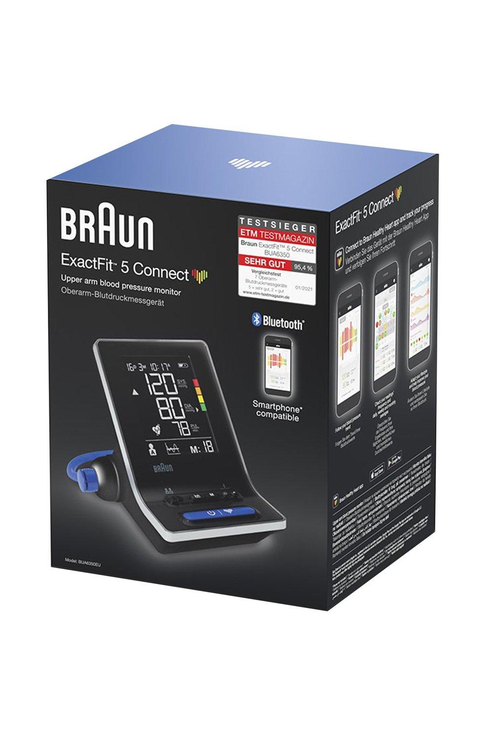 Braun Exact Fit 5 Connect Upper Arm Blood Pressure Monitor