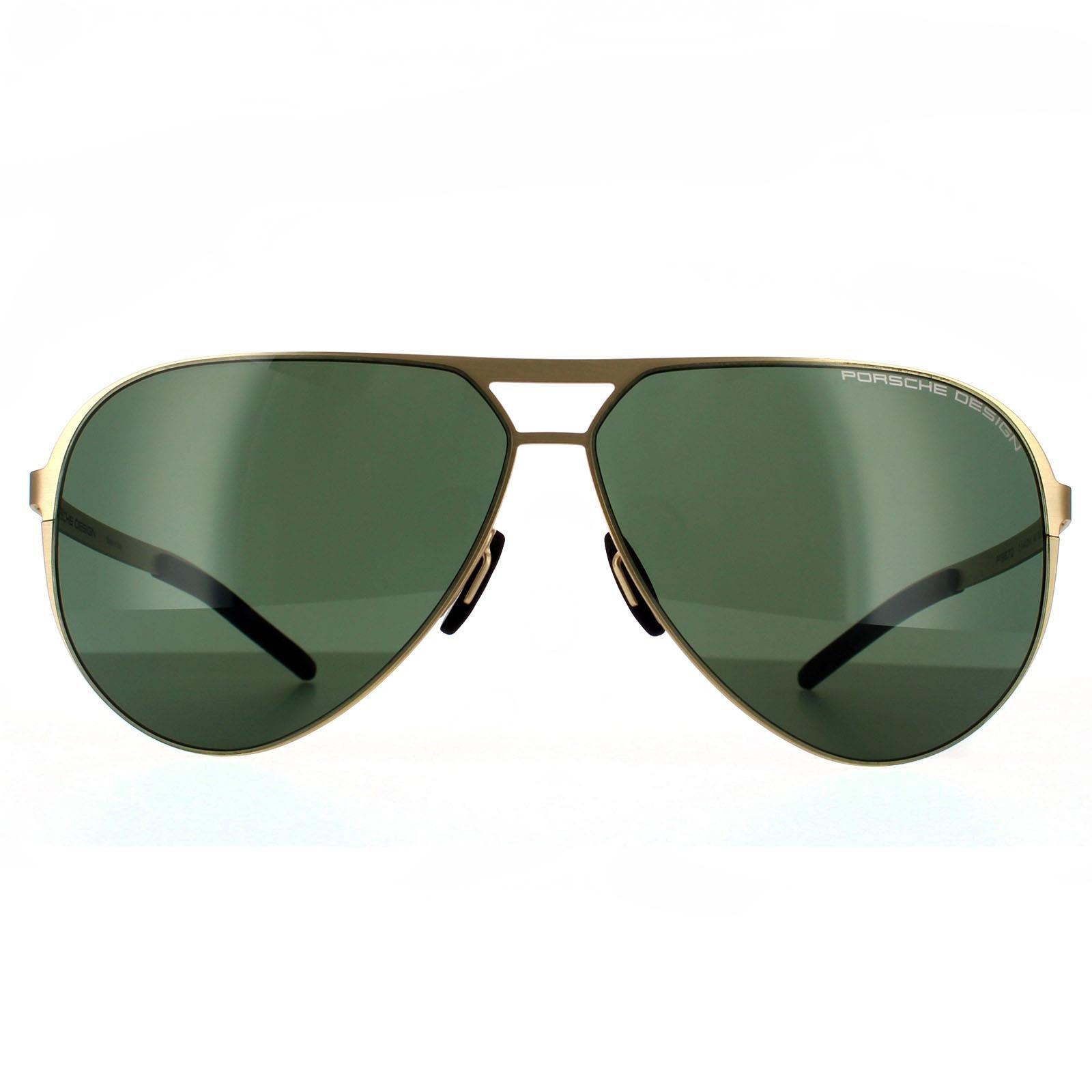 aviator gold green sunglasses