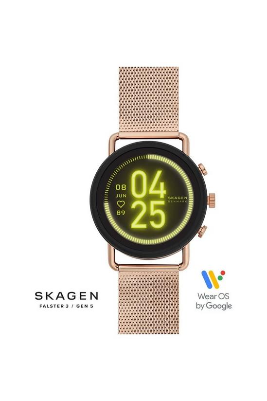 Skagen Connected Falster Stainless Steel Digital Quartz Wear Os Watch - Skt5204 6