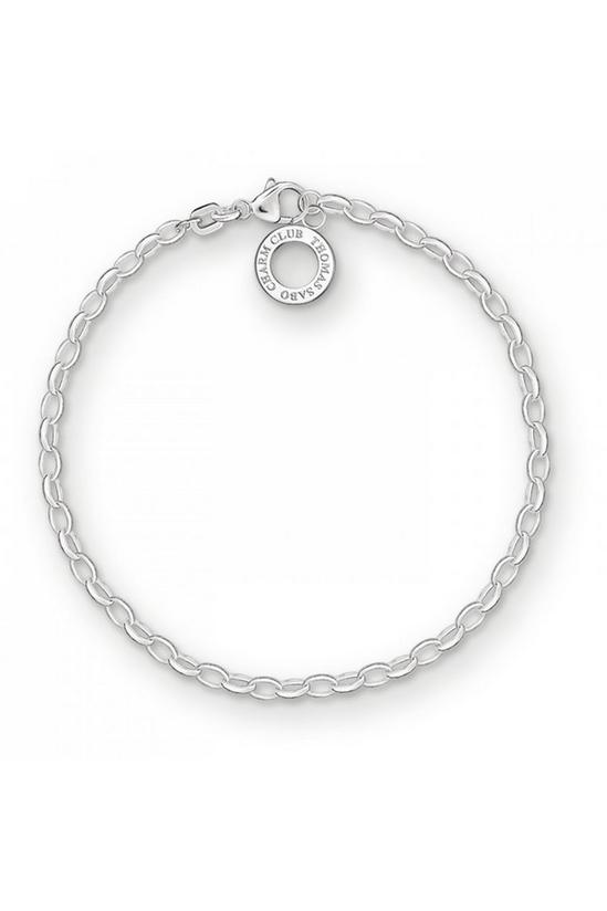 THOMAS SABO Jewellery Charm Club Charm Sterling Silver Bracelet - X0163-001-12-S 1