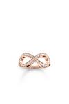 THOMAS SABO Jewellery 'Glam & Soul Infinity' Sterling Silver Ring - TR2014-416-14-52 thumbnail 1