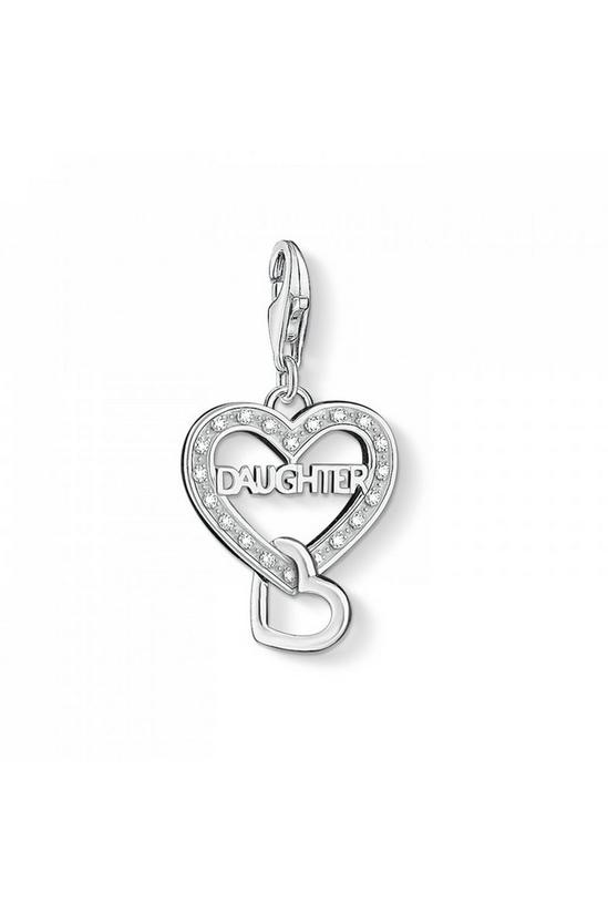 THOMAS SABO Jewellery Charm Club Daughter Charm Sterling Silver Charm - 1267-051-14 1