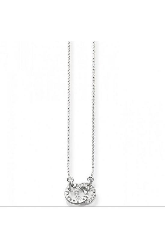 THOMAS SABO Jewellery Together Forever Sterling Silver Necklace - Ke1488-051-14-L45V 1