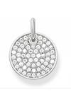THOMAS SABO Jewellery 'Sparkling Circles Disc' Sterling Silver Pendant - LBPE0011-051-14 thumbnail 1