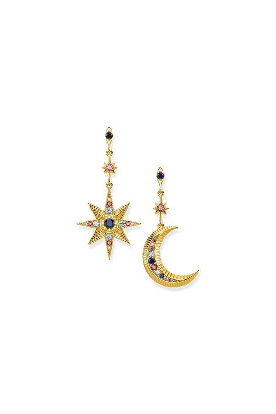 THOMAS SABO Jewellery Star And Moon Sterling Silver Earrings - H2025-959-7 1