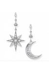 THOMAS SABO Jewellery Star And Moon Sterling Silver Earrings - H2026-643-14 thumbnail 1