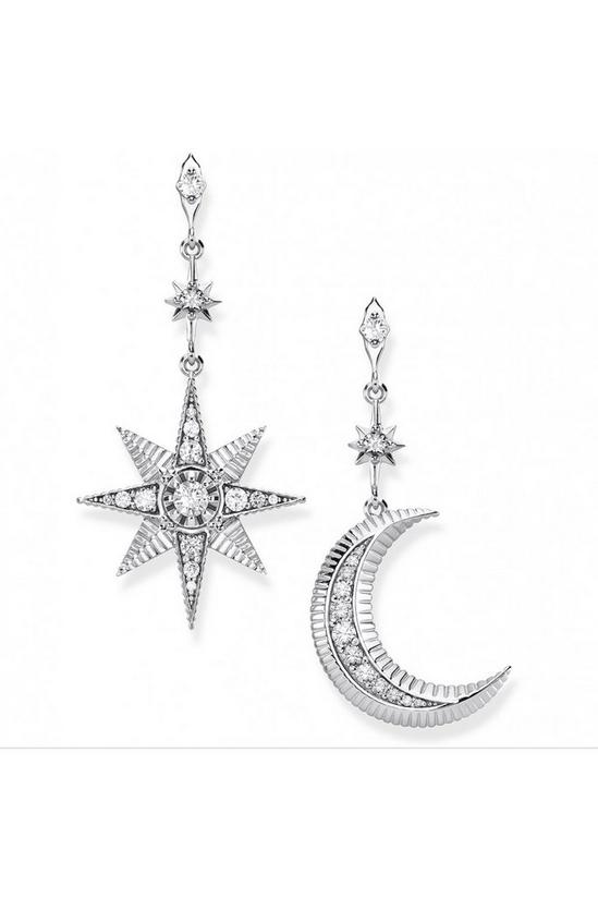 THOMAS SABO Jewellery Star And Moon Sterling Silver Earrings - H2026-643-14 1