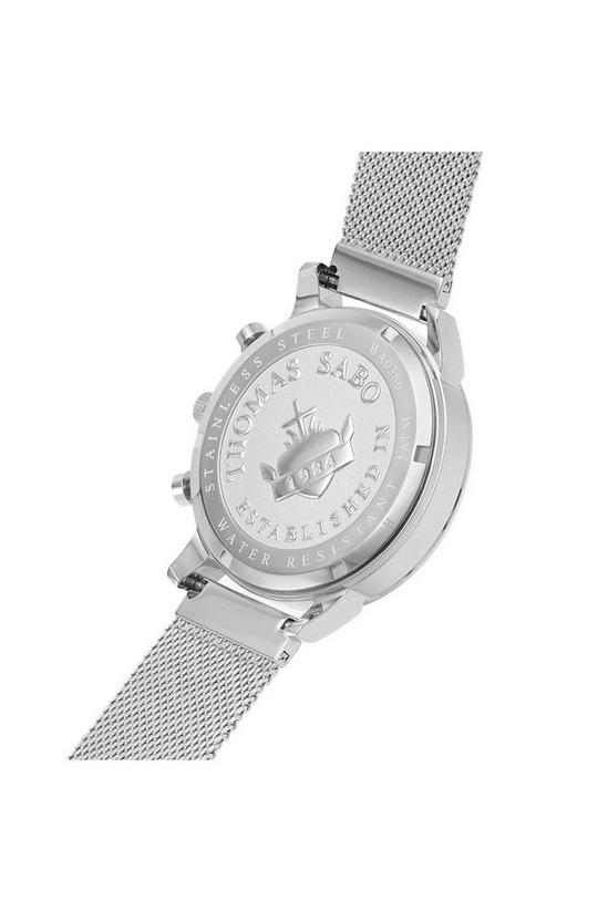 THOMAS SABO Rebel At Heart Stainless Steel Fashion Watch - Wa0366-201-215-42Mm 3