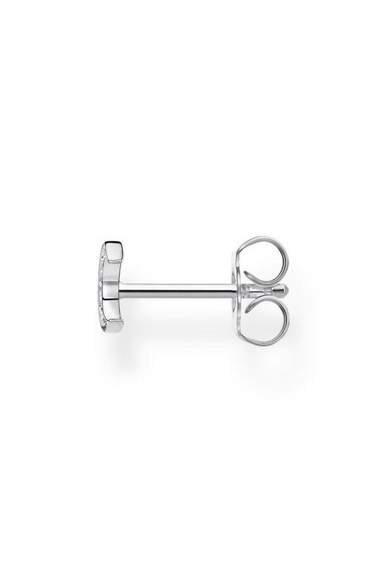 THOMAS SABO Jewellery Single Moon Stud Sterling Silver Singular Earring - H2133-051-14 2