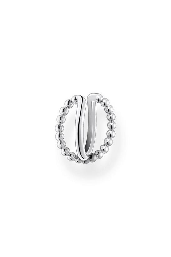 THOMAS SABO Jewellery 'Silver Criss Cross' Sterling Silver Singular Earring - EC0023-001-21 1