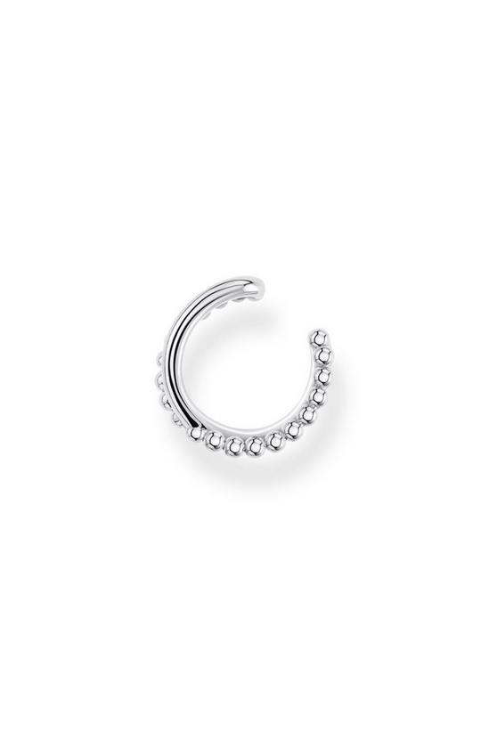 THOMAS SABO Jewellery 'Silver Criss Cross' Sterling Silver Singular Earring - EC0023-001-21 2