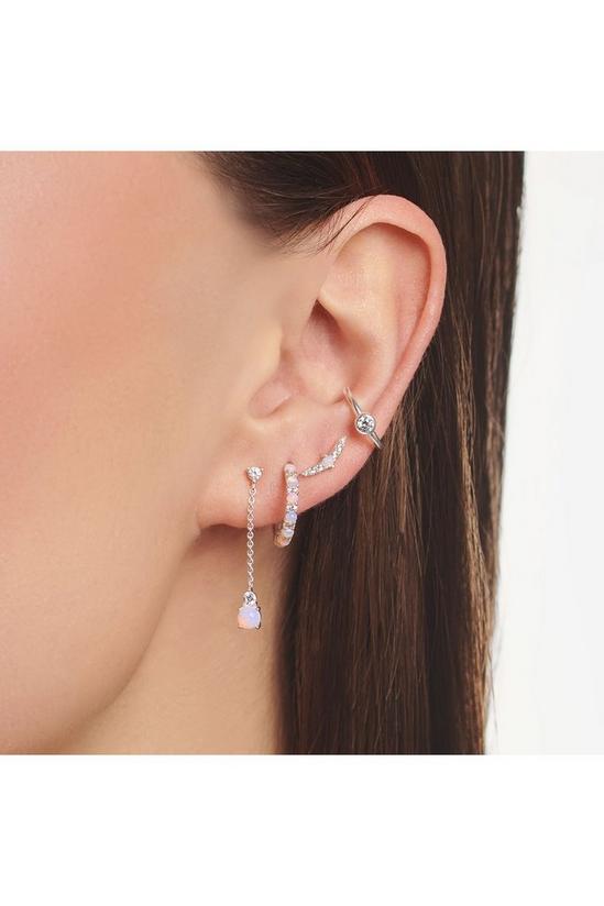 THOMAS SABO Jewellery Imitation Opal Vintage Single Stud Singular Earring - H2182-166-7 2