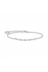 THOMAS SABO Jewellery Baguette Zirconia Sterling Silver Bracelet - A2024-051-14-L19V thumbnail 1