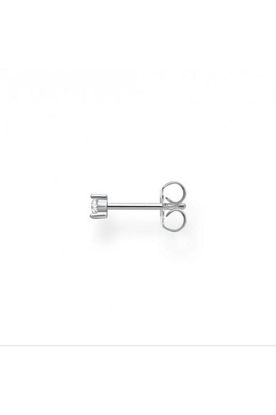 THOMAS SABO Jewellery Zirconia Single Stud Sterling Silver Singular Earring - H2197-051-14 1