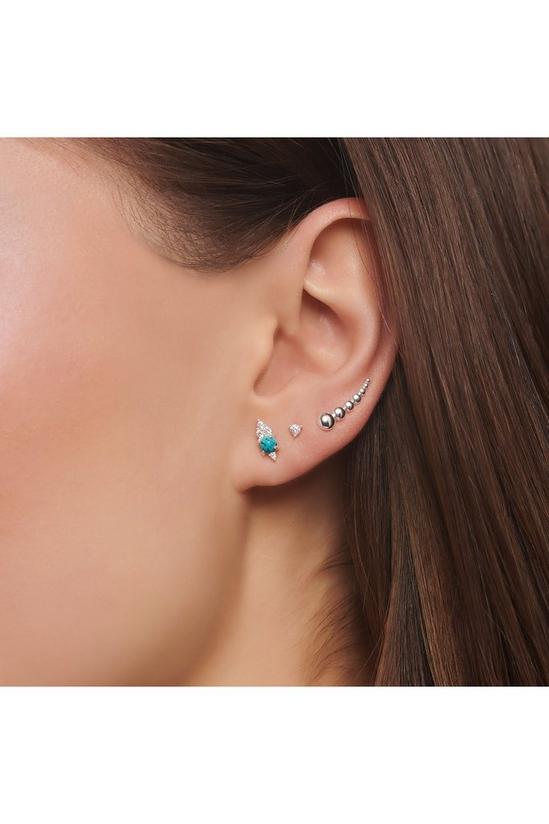 THOMAS SABO Jewellery Zirconia Single Stud Sterling Silver Singular Earring - H2197-051-14 3