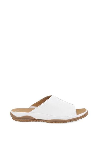 'Idol' Leather Wide Fit Casual Sliders