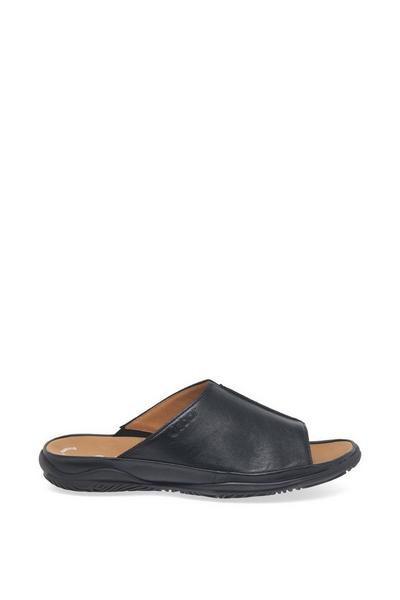 'Idol' Leather Wide Fit Casual Sliders