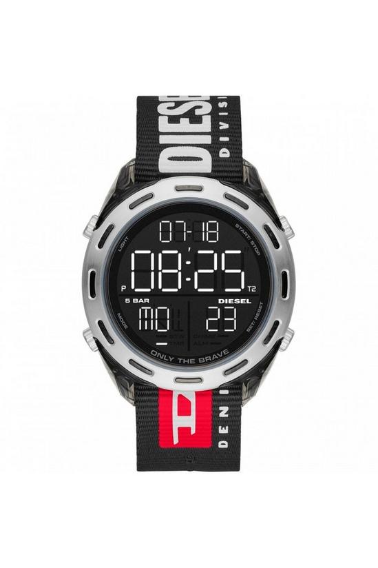 Diesel Crusher Nylon Fashion Digital Quartz Watch - Dz1914 1