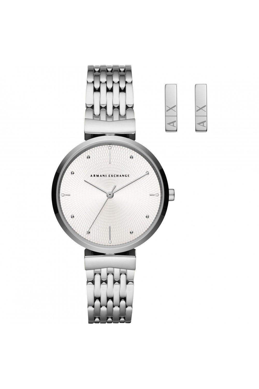 stainless steel fashion analogue quartz watch - ax7117