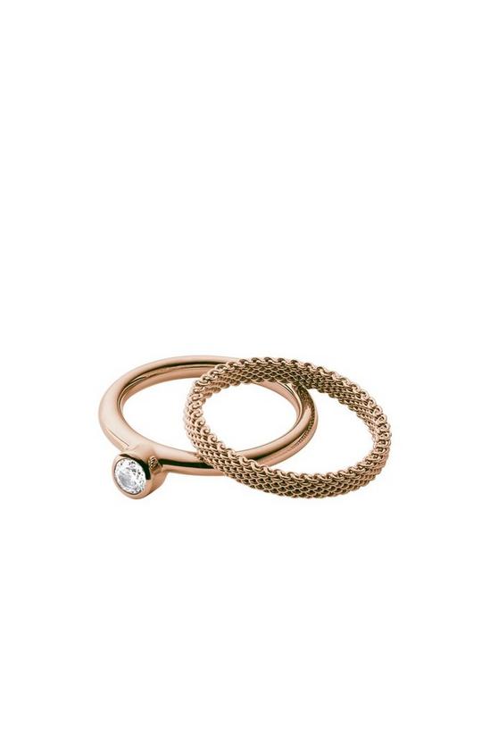 Skagen Jewellery Elin Ring Plated Stainless Steel Ring - Skj0852791505 1