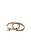 Skagen Jewellery 'Elin Ring' Plated Stainless Steel Ring - SKJ0852791508 thumbnail 1