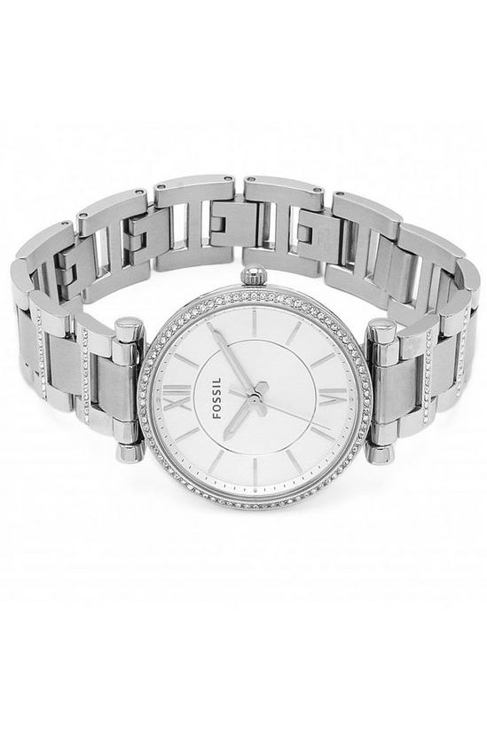 Fossil Carlie Stainless Steel Fashion Analogue Quartz Watch - Es4341 5