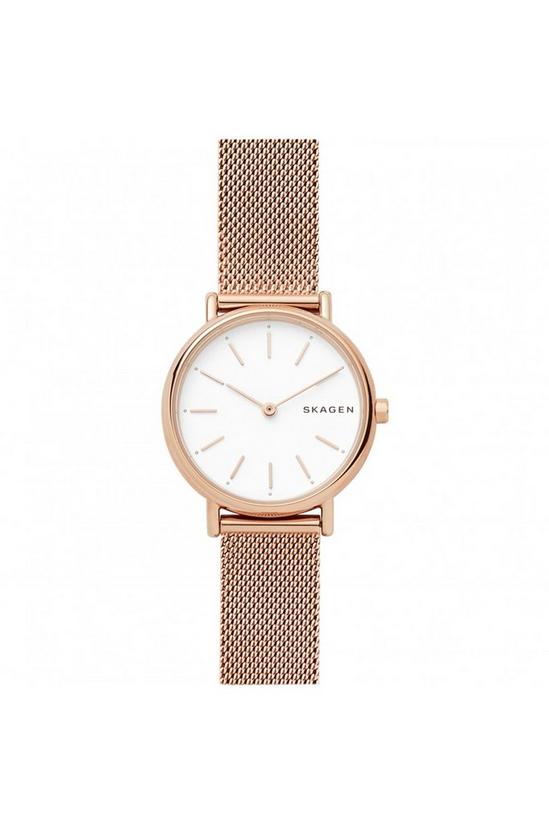 Skagen Signatur Plated Stainless Steel Classic Analogue Watch - Skw2694 1
