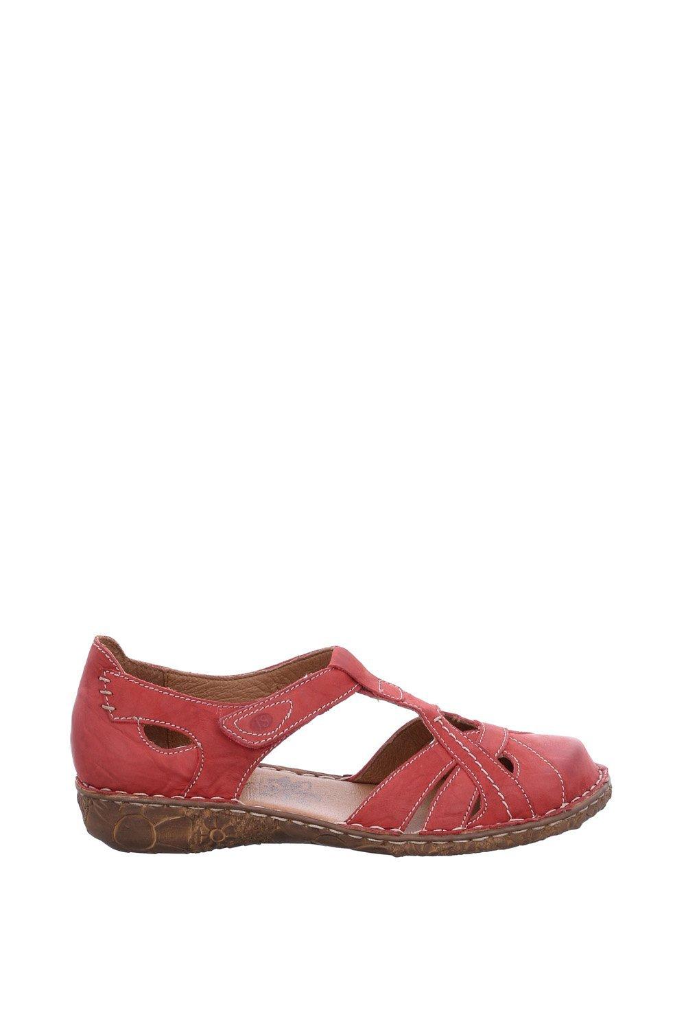 Josef Seibel Women's 'Rosalie 29' Closed Toe Sandals|Size: 4|red