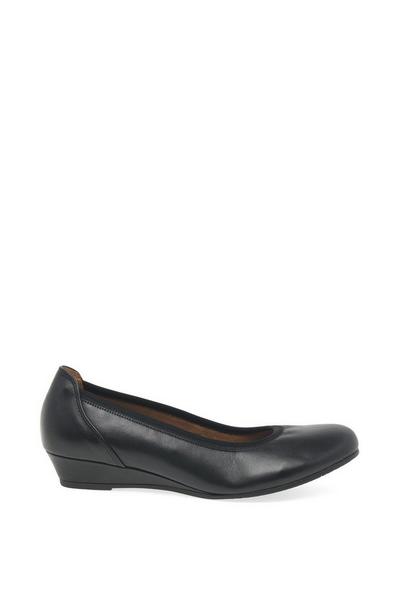 'Chester' Low Wedge Pumps