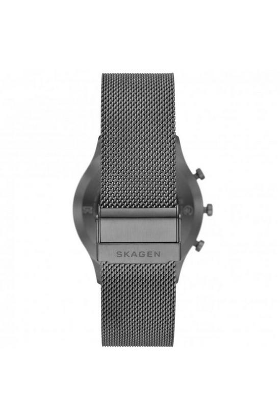 Skagen Connected Hybrid Hr 42 Stainless Steel Digital Quartz Wear Os Watch - Skt3002 3