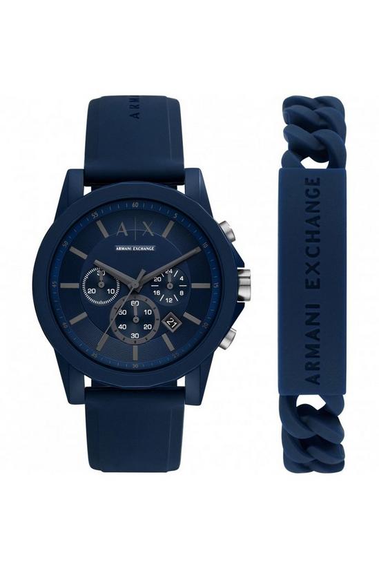 Armani Exchange Nylon Fashion Analogue Quartz Watch - Ax7128 1