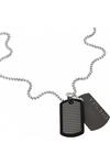 Diesel Jewellery Double Dogtags Stainless Steel Necklace - Dx1314040 thumbnail 1
